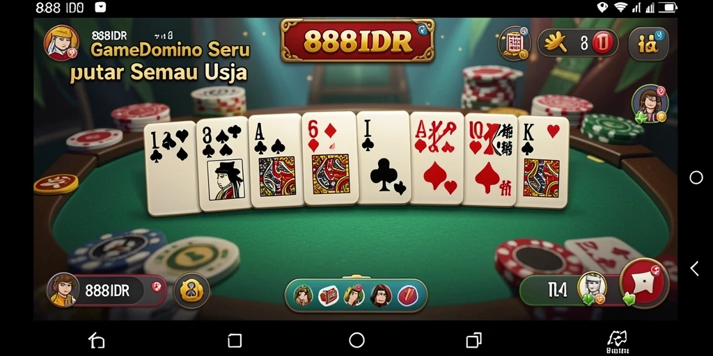 Screenshot gameplay 888IDR menampilkan keseruan bermain Domino.