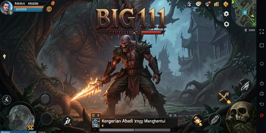 Gameplay menegangkan dari BIG11 dengan efek visual yang menyeramkan.