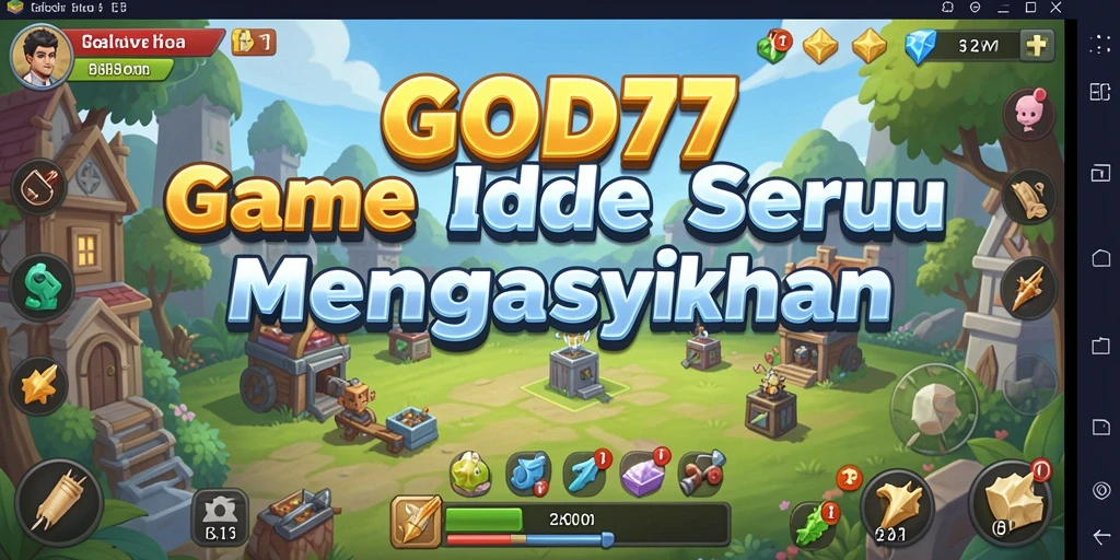 Tampilan menarik dari gameplay <strong>GOD77</strong> yang menyajikan pengalaman bermain Idle yang seru.