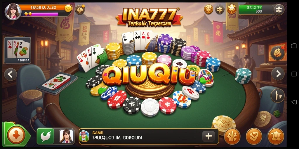 Tampilan gameplay QiuQiu yang seru dan menantang di INA777.