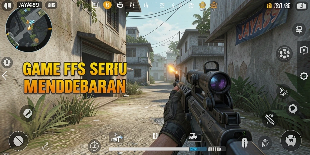 Screenshot gameplay menampilkan aksi tembak-menembak yang seru di JAYA89.