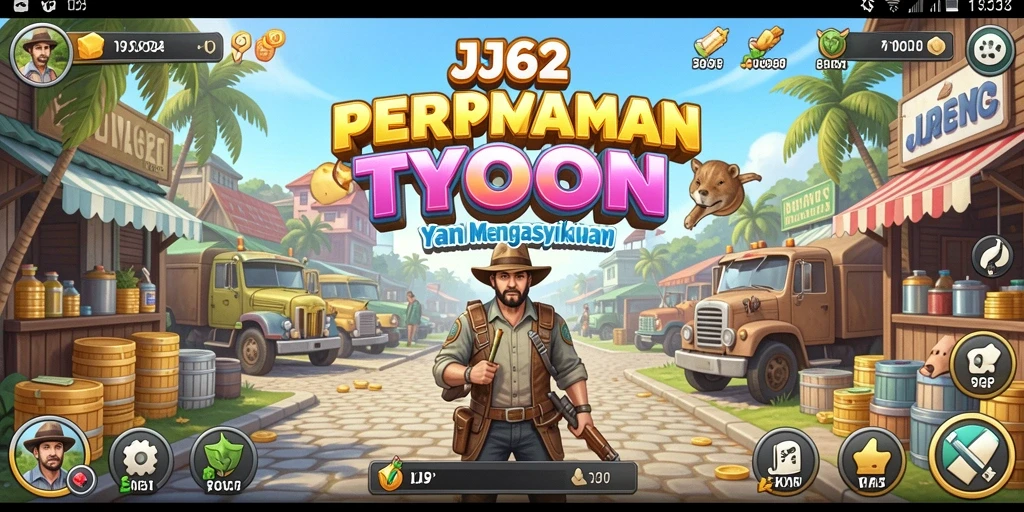 Gameplay Tycoon yang menantang dan seru di JJ62.