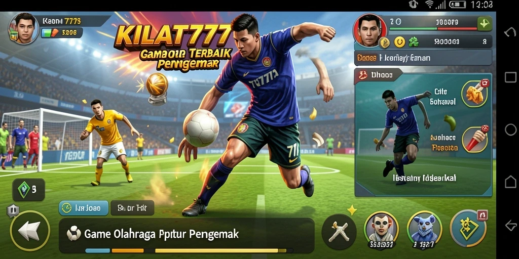 Tampilan gameplay KILAT777 yang menarik dan penuh aksi olahraga.