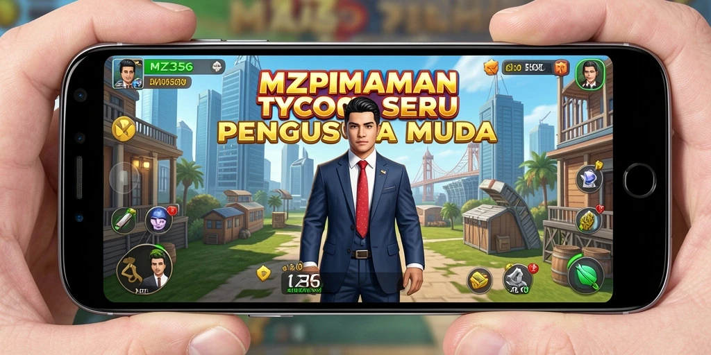 Tampilan gameplay MZ356 yang menarik dan penuh strategi Tycoon.