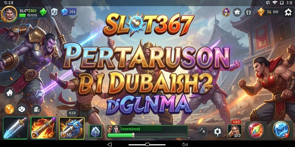 Tampilan gameplay SLOT367 dengan pertarungan yang intens dan karakter yang dinamis.
