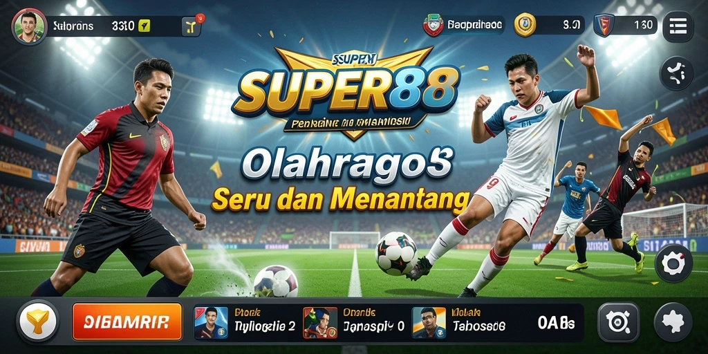 Tampilan gameplay <strong>SUPER88</strong> yang menegangkan dan interaktif dalam olahraga.
