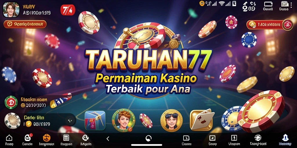 Tampilan seru gameplay Kasino TARUHAN77 yang mengasyikkan.