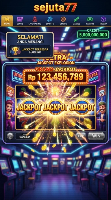 Tampilan antarmuka aplikasi sejuta77 yang intuitif dan mudah digunakan.