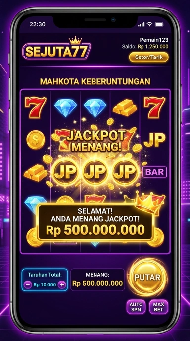 Proses unduhan yang cepat dan aman di sejuta77 untuk pengguna Android.